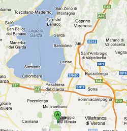 Mappa per arrivare al Parco Cavour